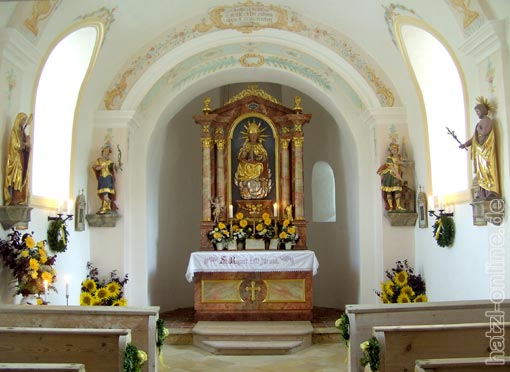 Die Innenausstattung der St. Rupertuskirche nach der Renovierung